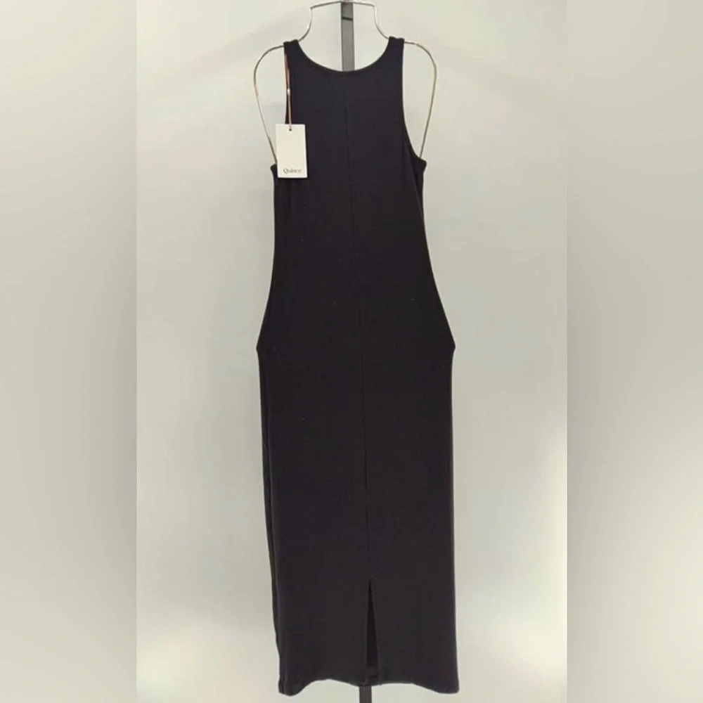 Quince Tencel Rib Knit Tank Midi Dress XS NWT - Picture 5 of 8